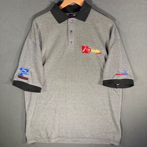 Vintage Speedgear Ford Racing Polo Shirt‎ Kmart Havoline Mens Size 2XL